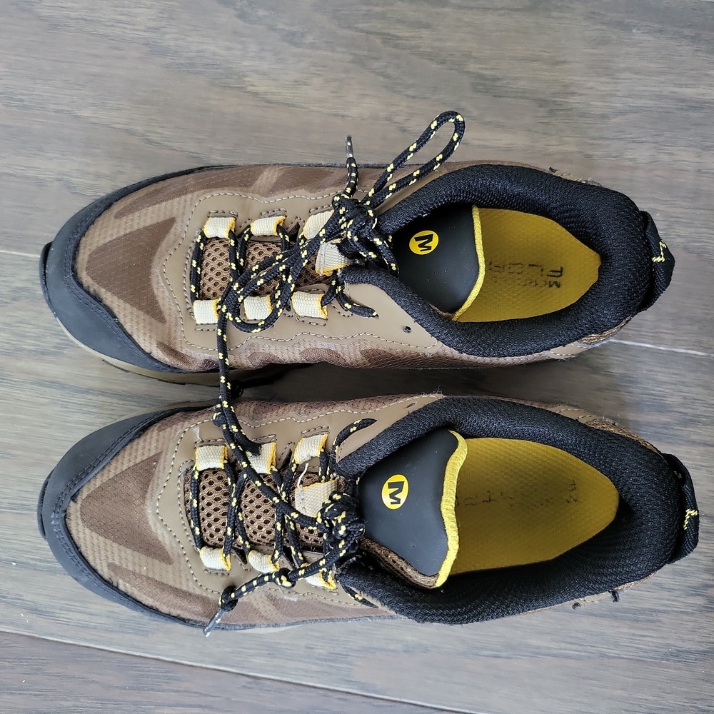 Merrell kids waterproof brown sneakers